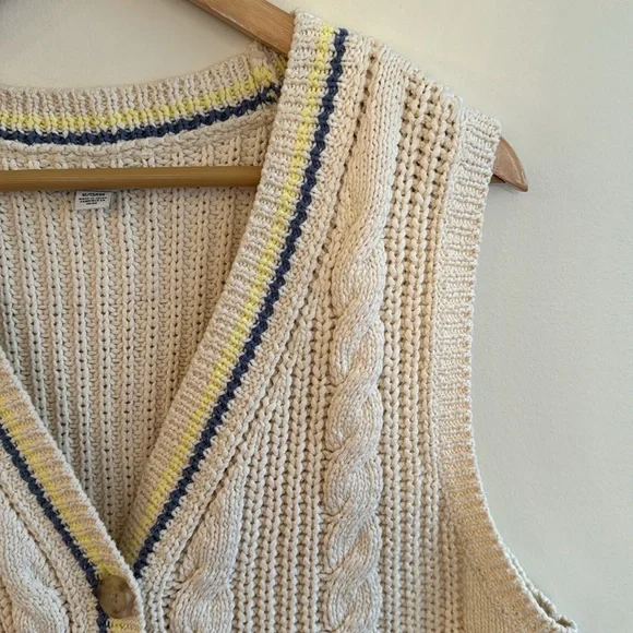 AE CROPPED BUTTON-UP CARDIGAN VEST - Picture 4 of 5